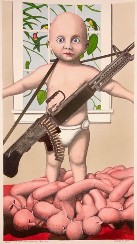 Michael Dwyer, ‘Schools will be Safer when toddlers can "open carry”’, 2020