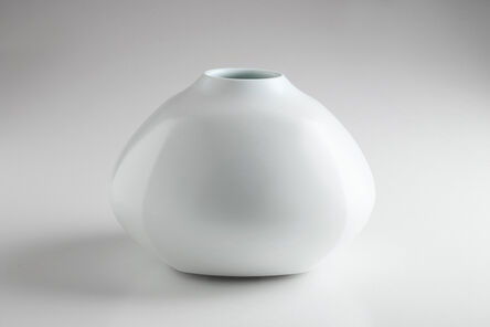 Maeta Akihiro, ‘White Porcelain Faceted Jar’, 2016