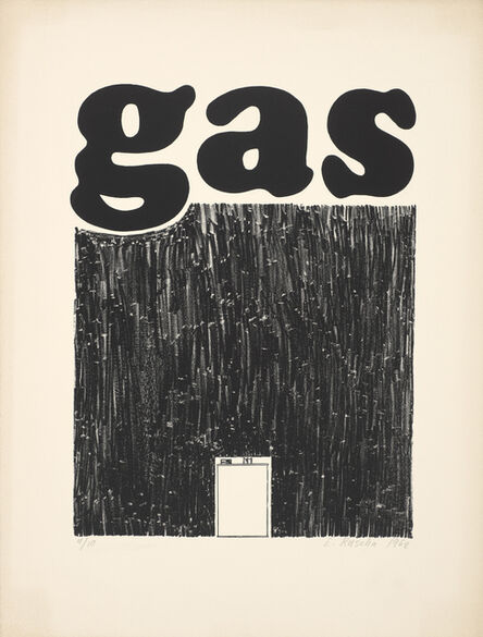 Ed Ruscha, ‘Gas’, 1962