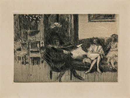 Édouard Vuillard, ‘Intérieur au canapé, alternatively titled Soir’, c. 1930