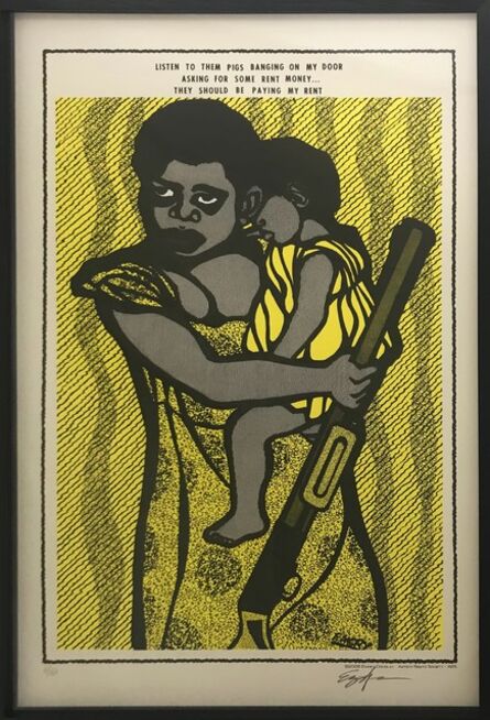 Emory Douglas, ‘They Should Be Paying My Rent’, 2008