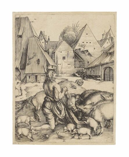 Albrecht Dürer, ‘The Prodigal Son (B., M., Holl. 28; S.M.S. 9)’, ca. 1496
