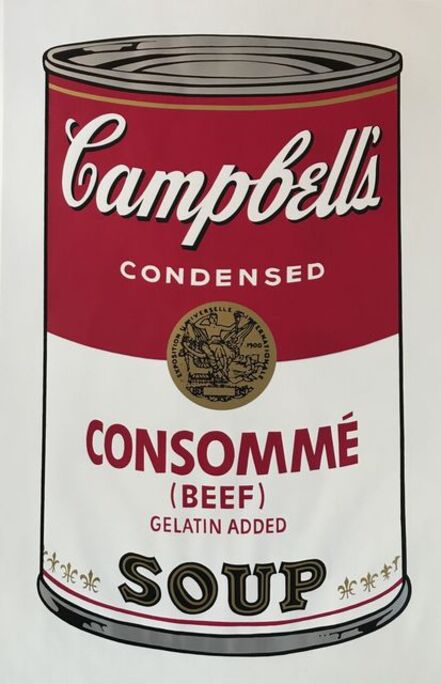Andy Warhol, ‘Soup Can l, Consomme' (Beef)’, 1968