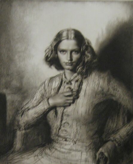 Gerald Leslie Brockhurst, ‘Jeunesse Dor'ee (Kathleen Nancy Woodward)’, 1942