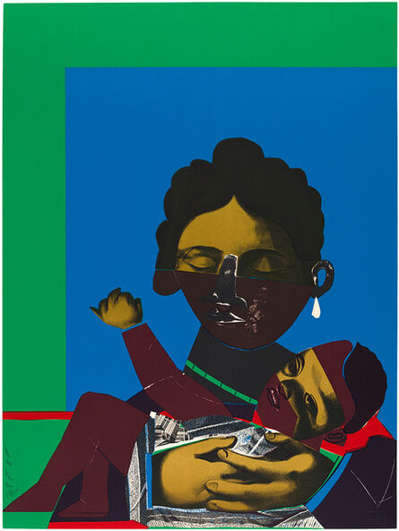 Romare Bearden, ‘MOTHER AND CHILD’, 1971