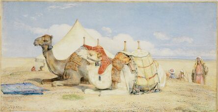 John Frederick Lewis, ‘Edfou, Upper Egypt’, 1859