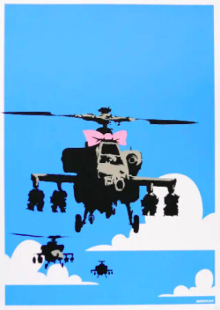 Banksy, ‘Happy Choppers’, 2007