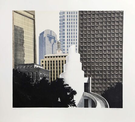 Richard Haas, ‘Dallas Skyline’, 1989