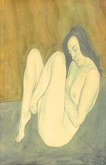 Austin Osman Spare, ‘Seated female nude’, 20th Century