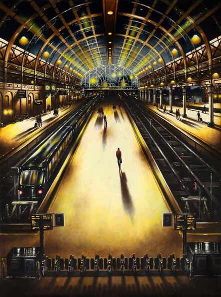 John Duffin, ‘Night Arrival - Paddington Station’, 2022