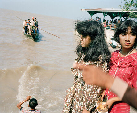 Leo Rubinfien, ‘On the Breakwater at Kenceran Beach during Idul Fitri, Surabaya’, 1982/ca. 1992