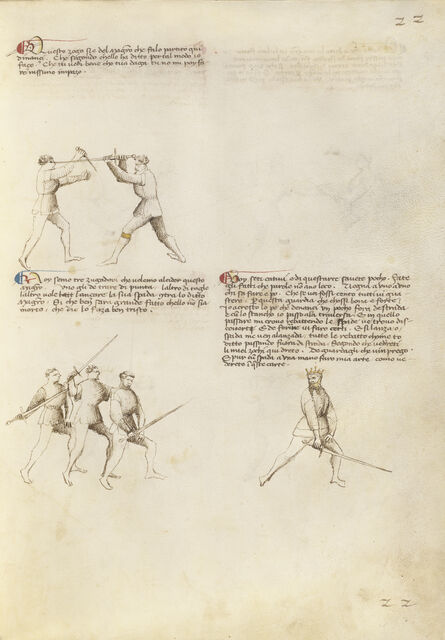 Fiore Furlan dei Liberi da Premariacco, ‘Combat with Dagger and Sword’, 1410