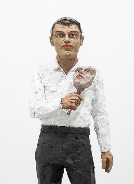 Stephan Balkenhol, ‘Mann mit Maske (Man with Mask) 史蒂芬·巴尔肯霍尔’, 2020