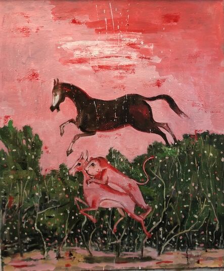 Nicky Nodjoumi, ‘Running Horse’, 2019