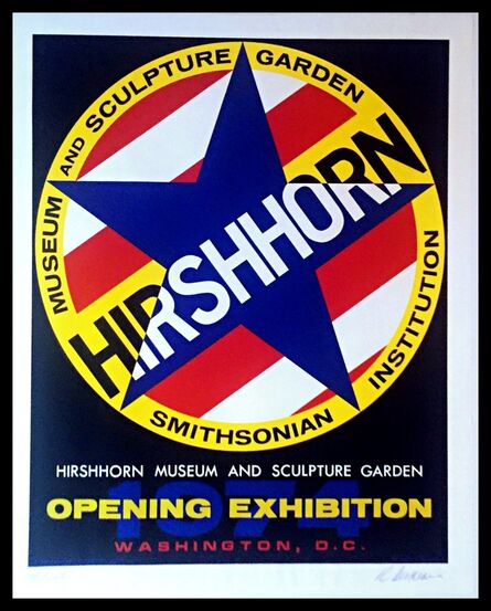 Robert Indiana, ‘Hirshhorn Museum & Sculpture Garden Opening Exhibition (Signed & Numbered Edition)’, 1974