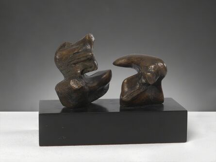 Henry Moore, ‘Maquette for Two Piece Reclining Figure: Points’, 1969