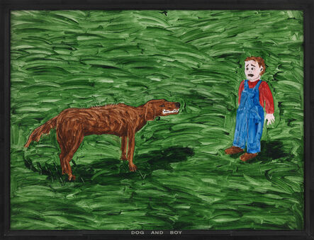 Neil Jenney, ‘Dog and Boy’, 1969