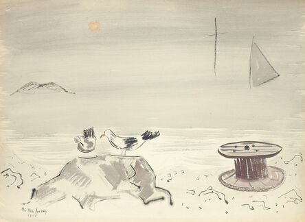 Milton Avery, ‘Gulls in Fog’, 1945