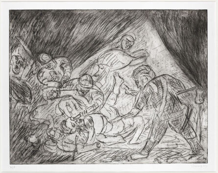 Leon Kossoff, ‘From Rembrandt ‘The Blinding of Samson’’, ca. 1990s