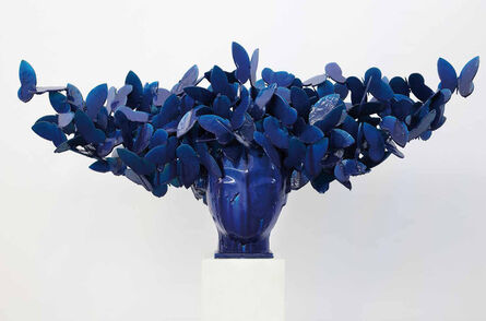 Manolo Valdés, ‘Mariposas azules’, 2016