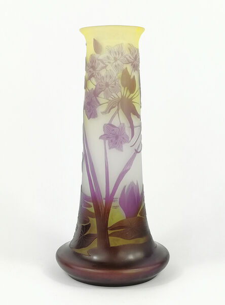 Emile Gallé, ‘Vase with Water Lilies’, ca. 1900