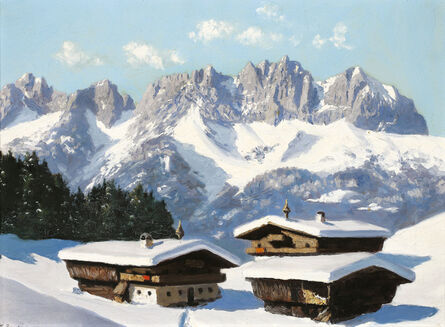 Karl Pancheri, ‘A Farmer's House at the Wilde Kaiser in Tyrol’, ca. 1935
