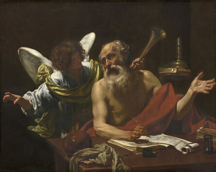 Simon Vouet, ‘Saint Jerome and the Angel’, ca. 1622/1625