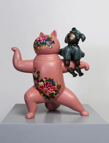 Jiang Shuo 蒋朔, ‘粉猫; Pink Cat’, 2015