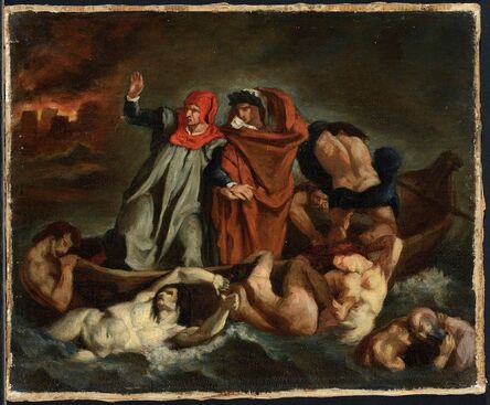 Édouard Manet, ‘The Barque of Dante (after Delacroix)’, 1854