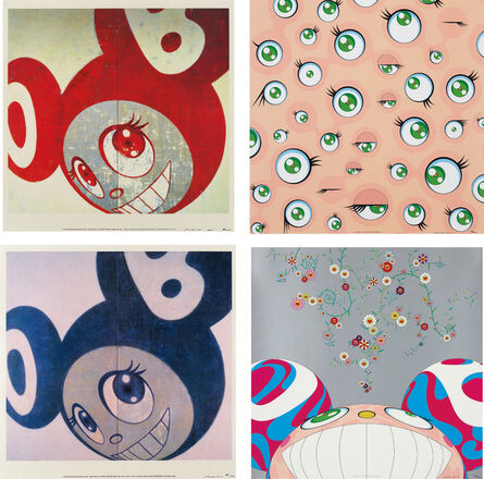 Takashi Murakami, ‘And then and then and then and then and then; Jelly fish eyes; And then and then and then and then and then; and DOB flower’, 2001