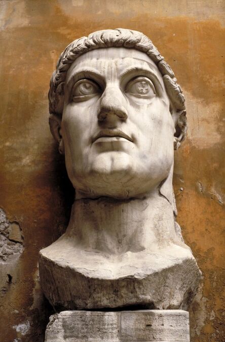 ‘Constantine the Great, head from a colossal statue’, ca. 313-315 (or 330).