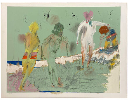 Stanley Boxer, ‘Untitled Figure Study (211D-59)’, 1959