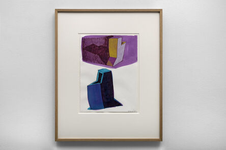 Ken Price, ‘Blue Object Purple’, 1987