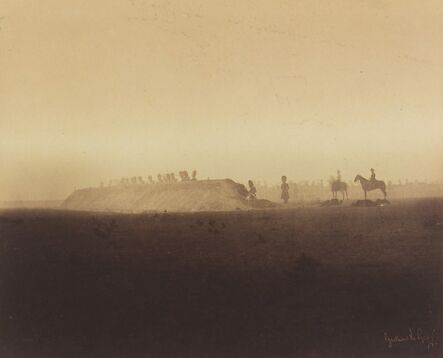 Gustave Le Gray, ‘Cavalry Maneuvers, Camp de Châlons’, 1857