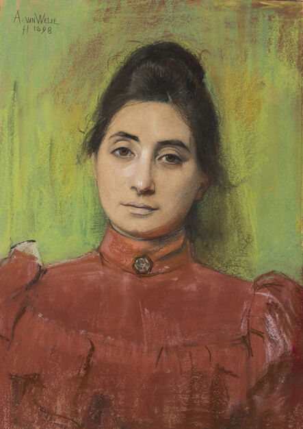 Antoon van Welie, ‘Portrait of Agnes Aronstein-Lewin’, 1898