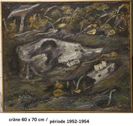 Jürg Kreienbühl, ‘Crâne et champignons’, 1952