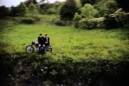 Paul Fusco, ‘Untitled from RFK Train Portfolio (Motorcycle Couple)’, 1968