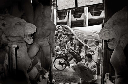 Raghu Rai, ‘Preparing for Durga Pooja, Kolkata’, 1999