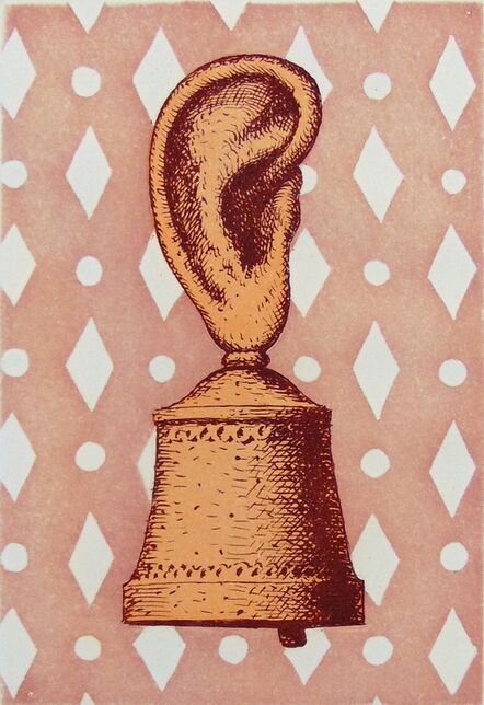 René Magritte, ‘The Music Lesson or The Sound of the Bell | La Leçon de Musique or Son de Cloche’, 1968