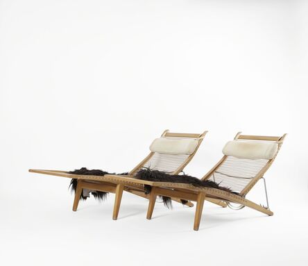 Hans J. Wegner, ‘A pair of deck chairs’, 1958