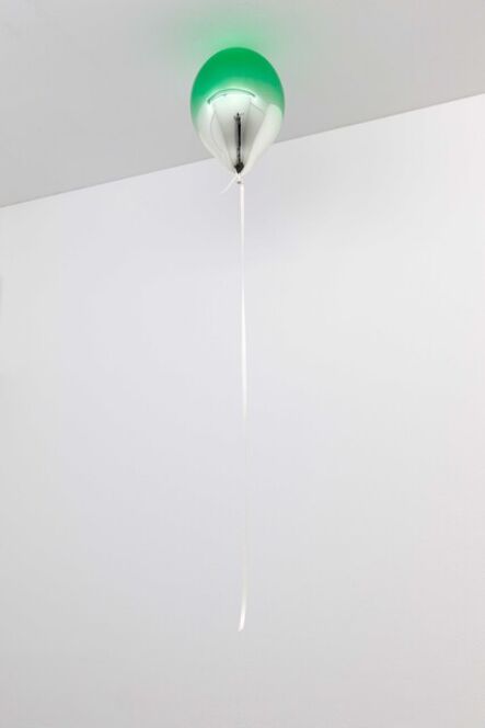 Jeppe Hein, ‘Some see a Balloon, some see a Wish (dark green and silver)’, 2021