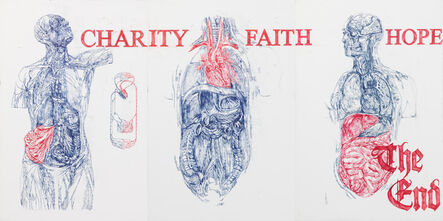 Andrei Molodkin, ‘Charity, Faith, Hope’, 2008