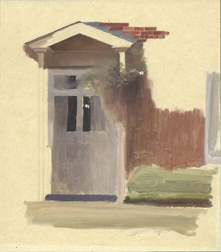 Winifred Knights, ‘The front door of Line Holt Farm House’, 1928
