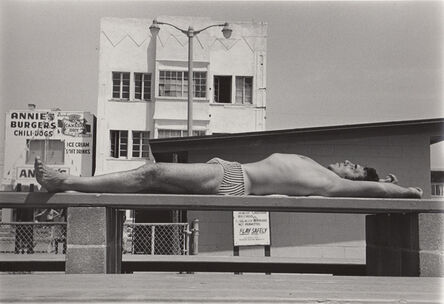 Ed Sievers, ‘Untitled (man on bench)’, c. 1970's