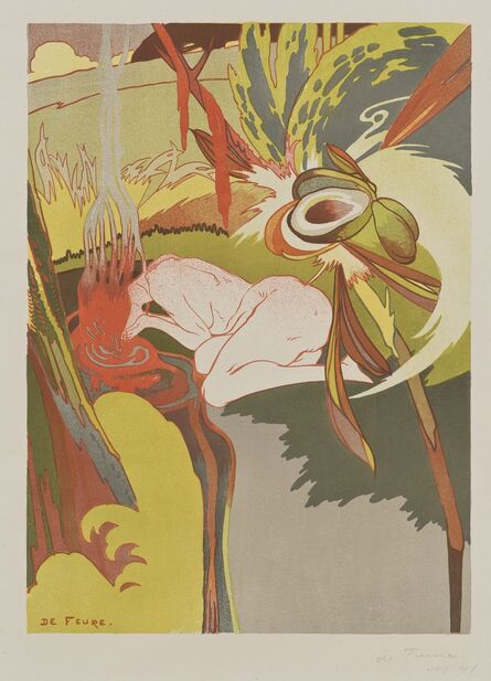 Georges de Feure, ‘La source du mal [The Spring of Evil]’, 1894