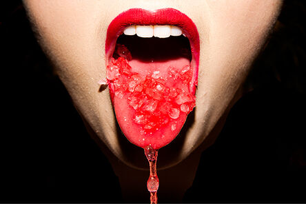 Tyler Shields, ‘Mouth Drip ’, 2012