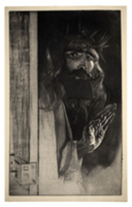 Louis Legrand, ‘Self-portrait as Christ’, 1895