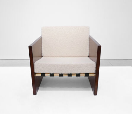 Unattributed, ‘Rosewood Cube Chair’, Mid-Century