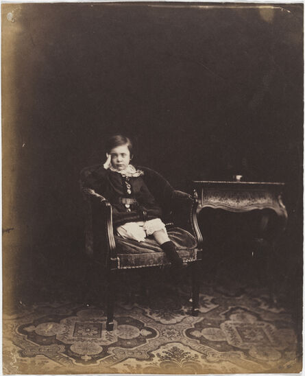 Roger Fenton, ‘Portrait of Prince Alfred’, 1854