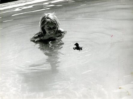 Ghislain Dussart, ‘Brigitte Bardot and her duckling’, 1965
